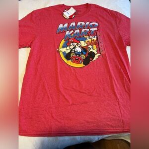Mario Kart XL Red Short Sleeve Graphic Tee